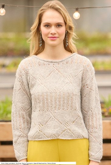 Pullover mit Muster-Blockstreifen