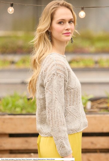 Pullover mit Muster-Blockstreifen