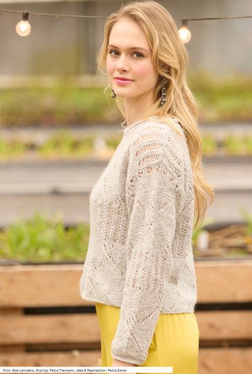 Pullover mit Muster-Blockstreifen