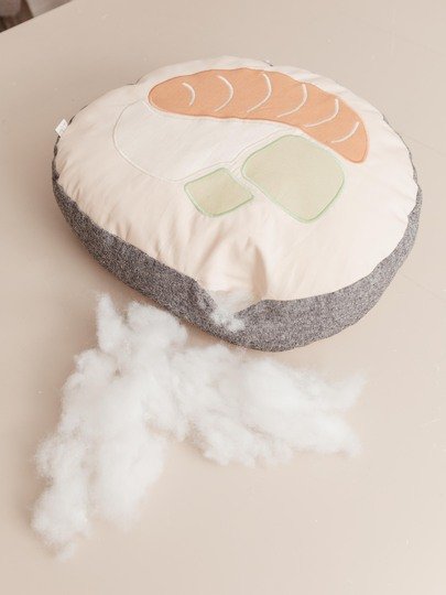 Sushi-Kissen Schnittmuster - Dekokissen in Sushi-Form