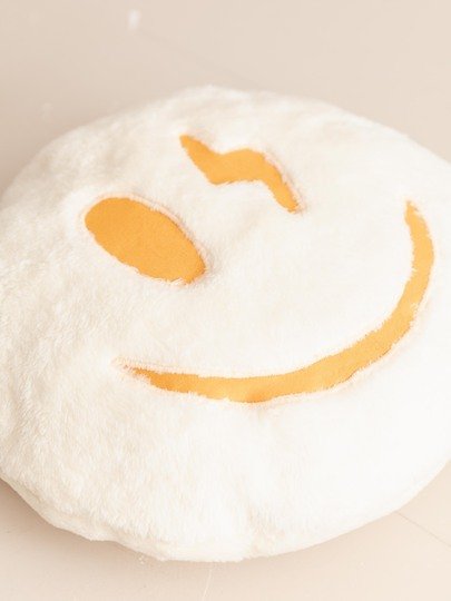 Smiley Kissen Schnittmuster - 25 x 25 cm