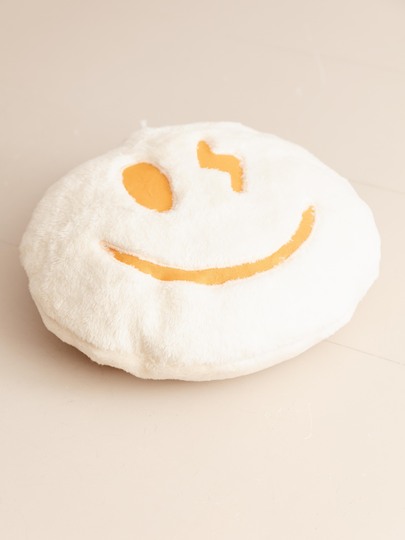 Smiley Pillow Sewing Pattern - 25 x 25 cm
