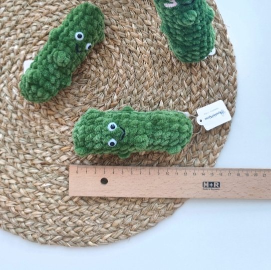 Kostenlose Häkelanleitung Gurke – Amigurumi PDF für Anfänger