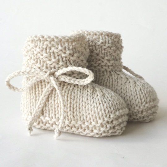 PDF Strickanleitung Babyschuhe gestrickt E-Book Stricken Strickschuhe Baby