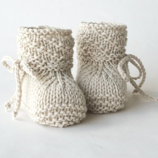 PDF Strickanleitung Babyschuhe gestrickt E-Book Stricken Strickschuhe Baby