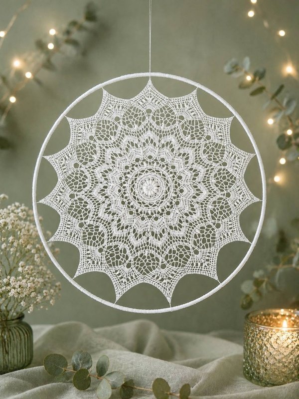 Häkelanleitung Mandala oder Tischdecke "Traumkristall" - 3 Größen - Bild 13