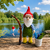 Häkelanleitung Angler Gartenzwerg - PDF Datei deutsch