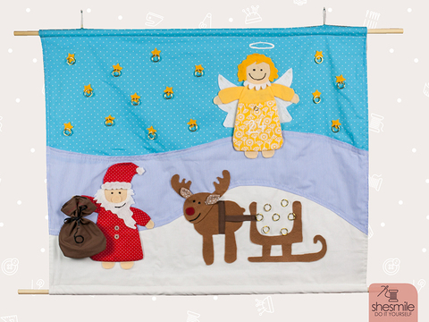 Adventskalender Nikolaus und seine Freunde (Schnittmuster und Nähanleitung)