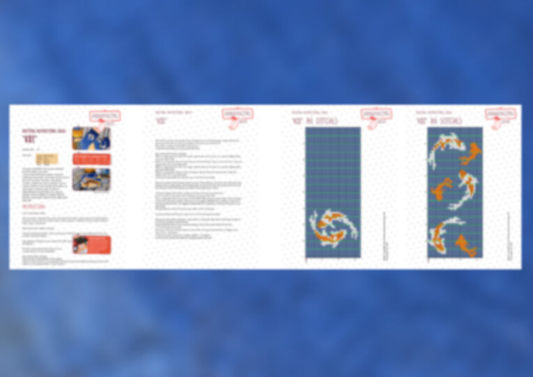"Koi Fish" Colorwork Socks – Digital Pattern
