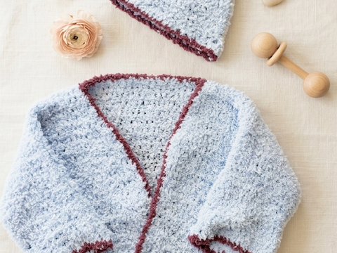 Crochet Pattern Baby-Set "Cuddly Little Cloud"