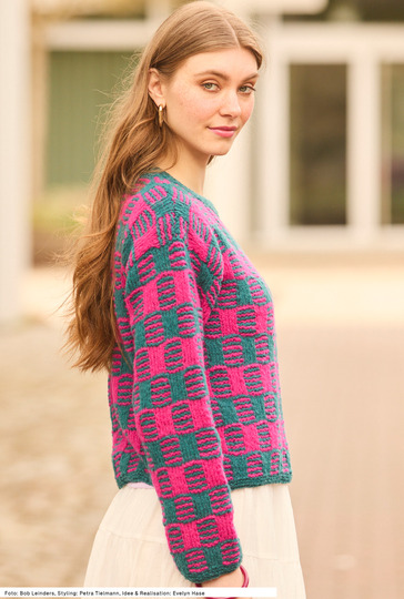 Pulli mit Hebemaschenmuster