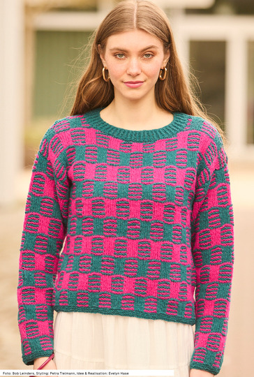 Pulli mit Hebemaschenmuster