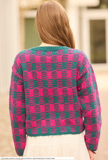 Pulli mit Hebemaschenmuster