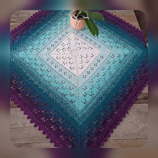 Häkelanleitung für die Tischdecke "Papillon"