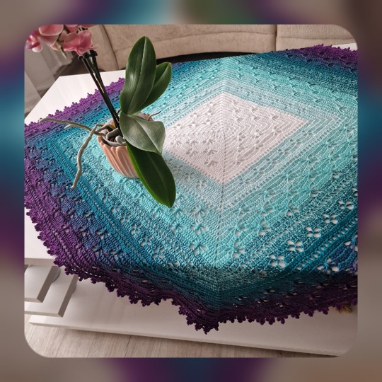 Häkelanleitung für die Tischdecke "Papillon"