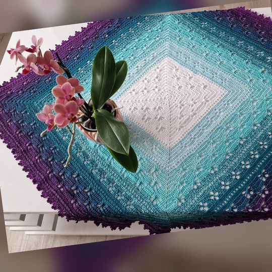 Häkelanleitung für die Tischdecke "Papillon"