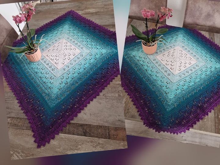 Häkelanleitung für die Tischdecke "Papillon"