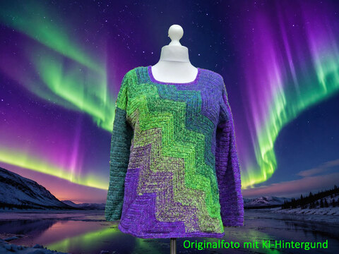 Frauhohmanns Häkelpullover "PolarLicht"