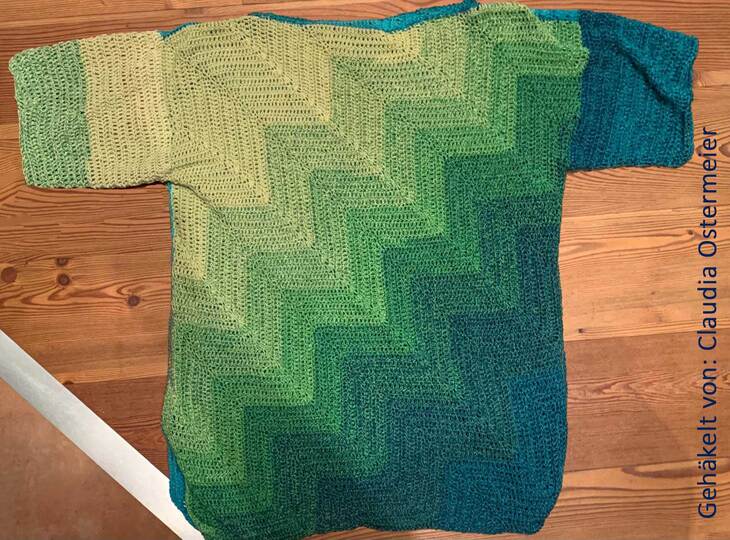 Frauhohmanns Häkelpullover "PolarLicht"