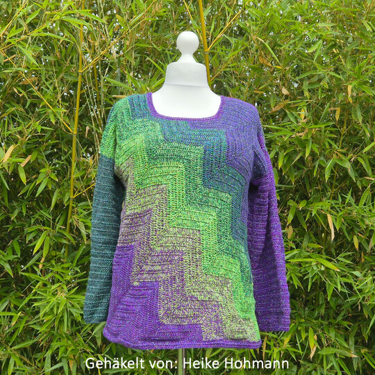 Frauhohmanns Häkelpullover "PolarLicht"