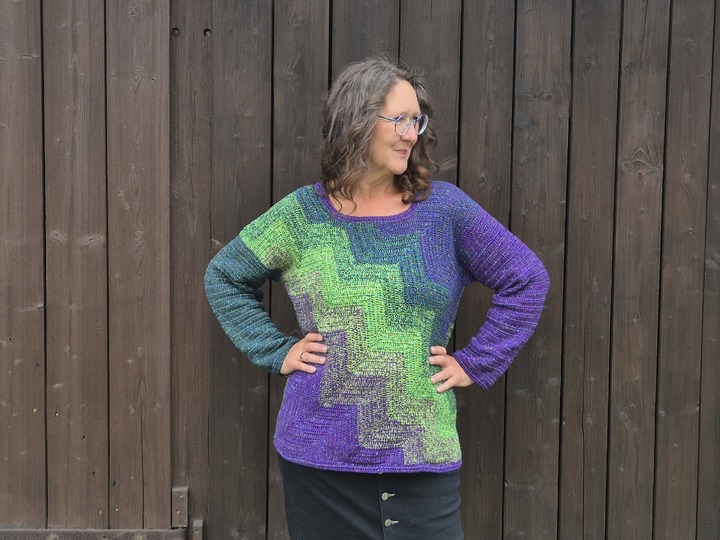 Frauhohmanns Häkelpullover "PolarLicht"