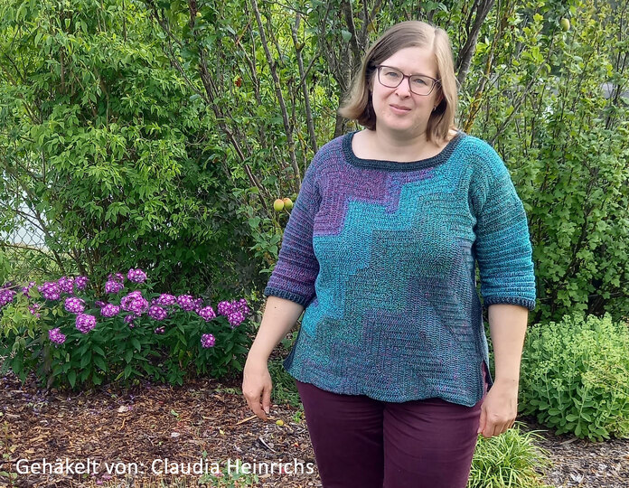 Frauhohmanns Häkelpullover "PolarLicht"