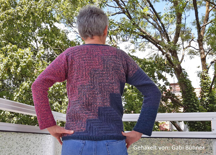 Frauhohmanns Häkelpullover "PolarLicht"