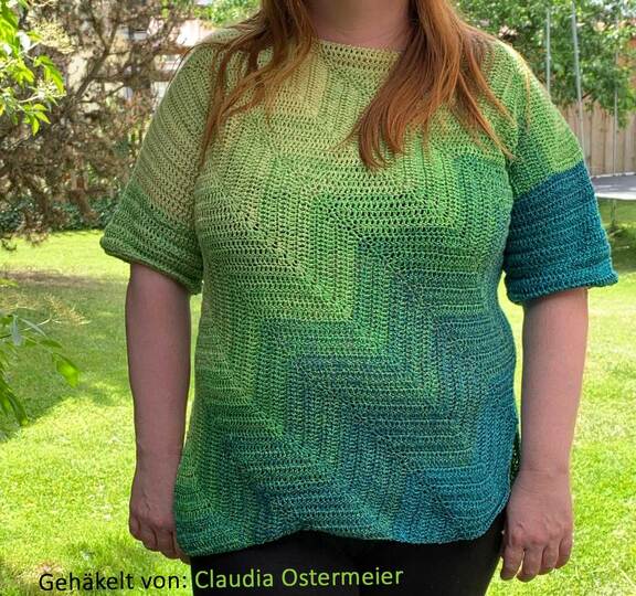 Frauhohmanns Häkelpullover "PolarLicht"