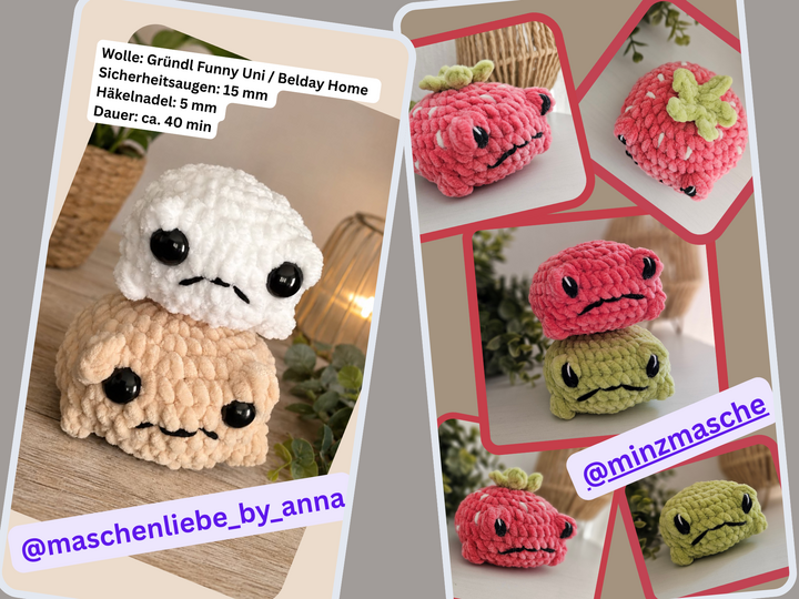 Crochet Pattern: Fred the Sad Frog