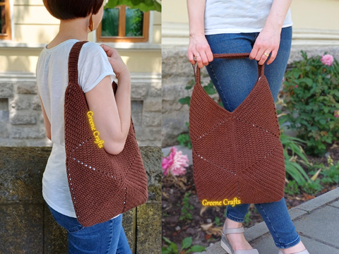 Häkelanleitung: Formstabile Schultertasche für jeden Tag