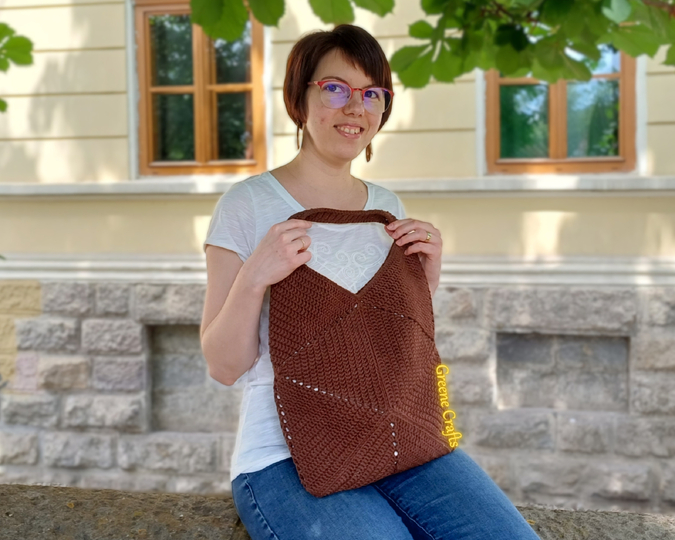 Everyday Hexagon Bag - Sturdy Shoulder Bag Crochet Pattern