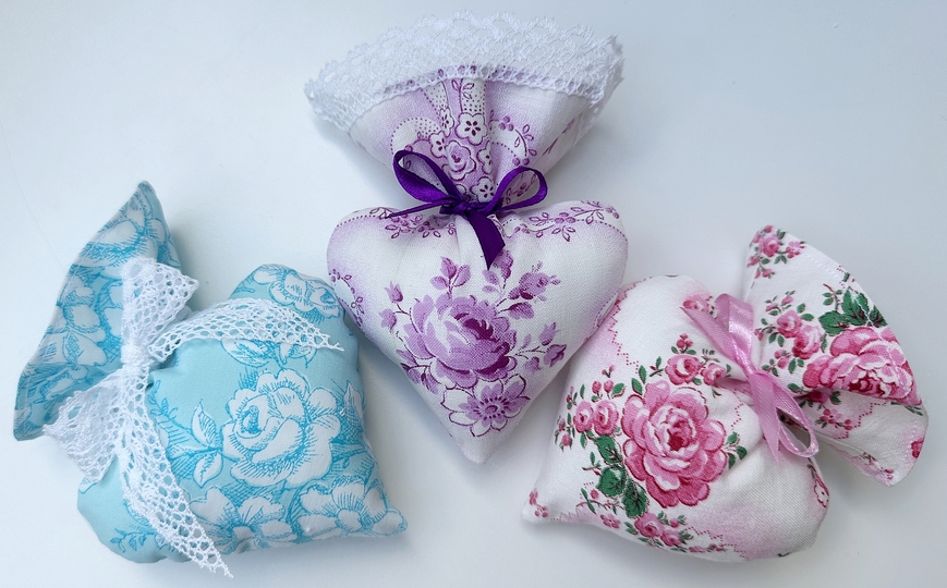Nähanleitung mit Druckvorlage für Lavendelherz / Duftherz / Geschenkherz