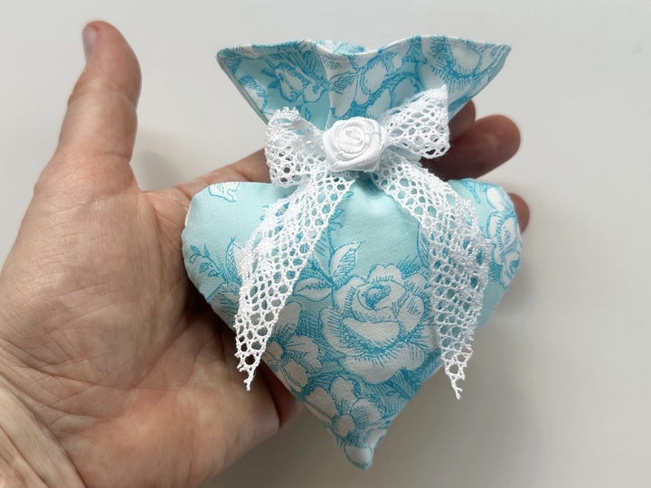 Nähanleitung mit Druckvorlage für Lavendelherz / Duftherz / Geschenkherz