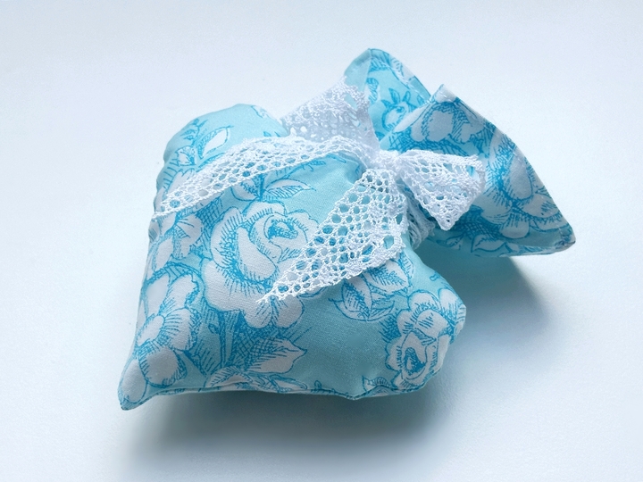 Nähanleitung mit Druckvorlage für Lavendelherz / Duftherz / Geschenkherz