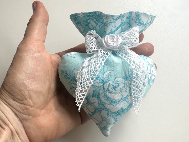 Nähanleitung mit Druckvorlage für Lavendelherz / Duftherz / Geschenkherz
