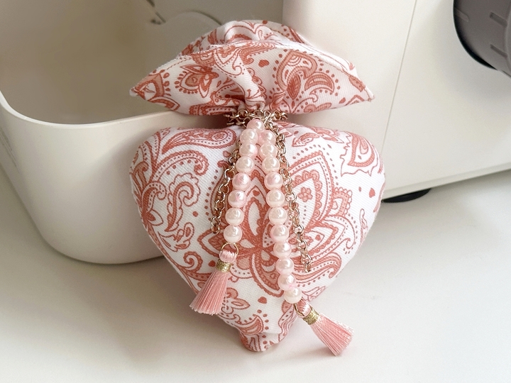 Nähanleitung mit Druckvorlage für Lavendelherz / Duftherz / Geschenkherz
