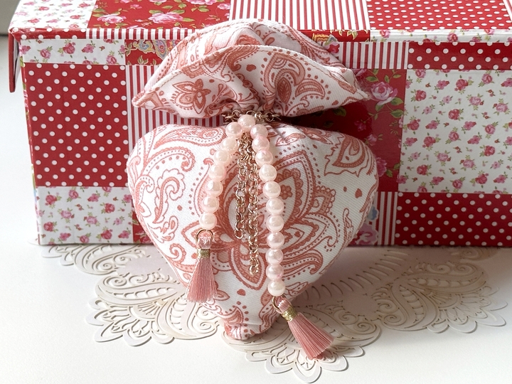Nähanleitung mit Druckvorlage für Lavendelherz / Duftherz / Geschenkherz