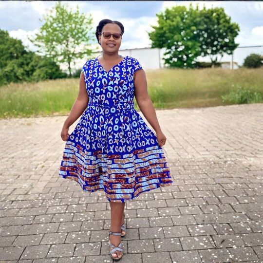 Sommerkleid Elele Gr. 34-54 - Kurzgröße - Normalgröße Langgröße