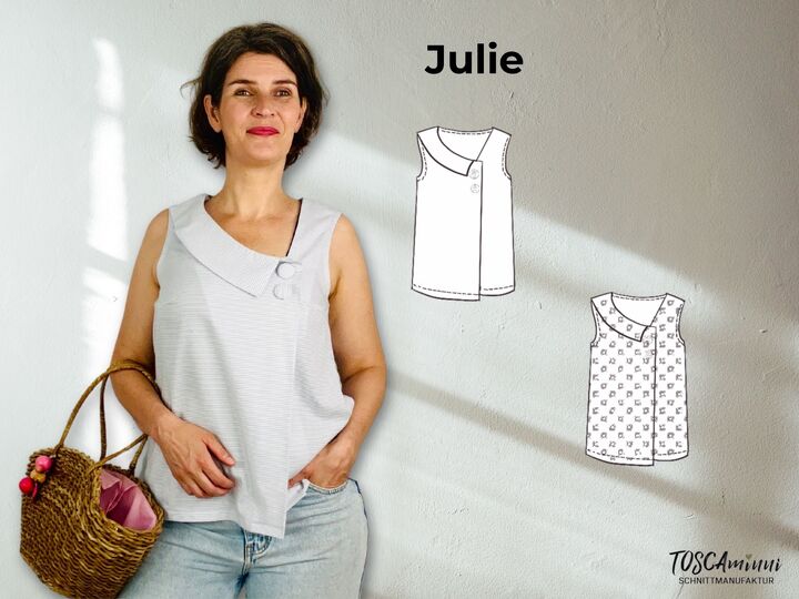 Bluse Julie Gr. 34-54 ärmellos