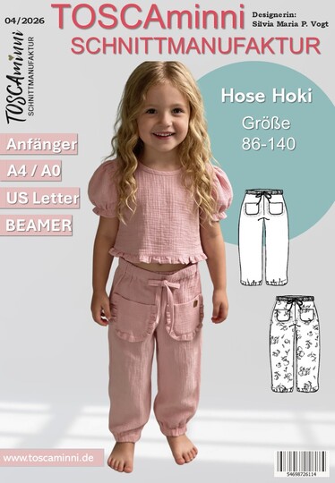 Kinderhose Hoki für Musselin Gr. 86-140