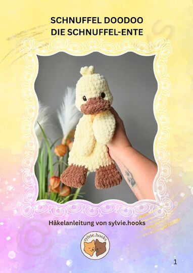 Häkelanleitung Schuffeltuch Ente - Anfängergeeignet