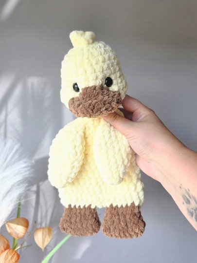 Häkelanleitung Schnuffeltuch Ente - Anfängergeeignet