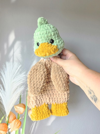 Häkelanleitung Schuffeltuch Ente - Anfängergeeignet
