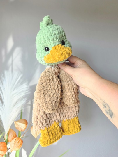 Häkelanleitung Schuffeltuch Ente - Anfängergeeignet