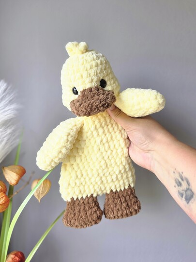 Häkelanleitung Schuffeltuch Ente - Anfängergeeignet