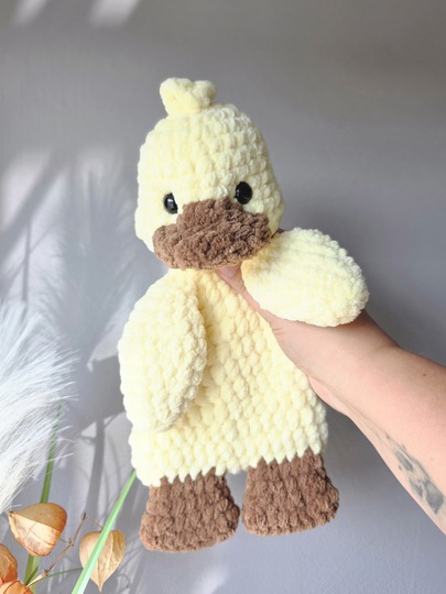 Häkelanleitung Schuffeltuch Ente - Anfängergeeignet