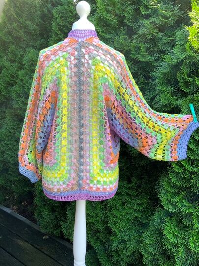 Häkelanleitung Hexagonjacke Sommerperle