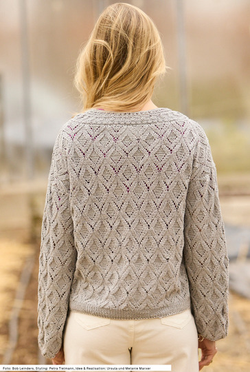 Jacke mit Rautenmuster