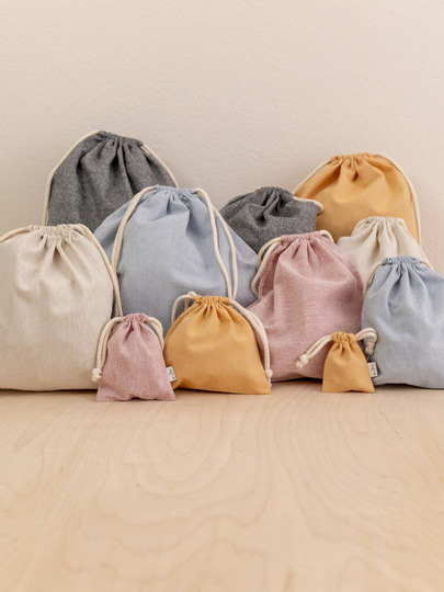 Sew a drawstring bag - sewing pattern in 11 sizes