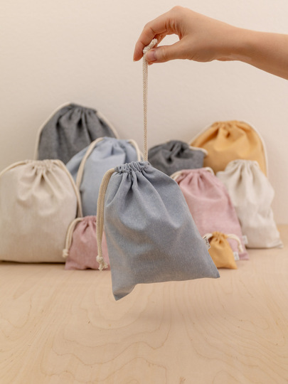 Sew a drawstring bag - sewing pattern in 11 sizes